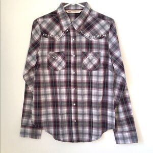 Cumberland Outfitters Lightweight Pearl Snap Western Shirt